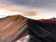 Rainbow mountain photos, sunrise rainbow mountain