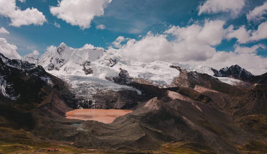 ausangate, red lake, rainbow mountain